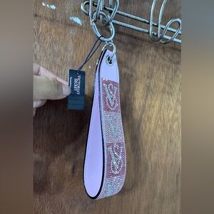 Victoria's Secret Pink and Silver Wristlet